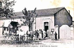 MONTAGNAC - ARRIVEE DU COURRIER   